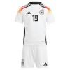 Maillot de Supporter Allemagne Sane 19 Domicile Euro 2024 Pour Enfant